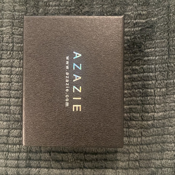 Azazie Rounded Matte Satin Cuff Links - Picture 3 of 4